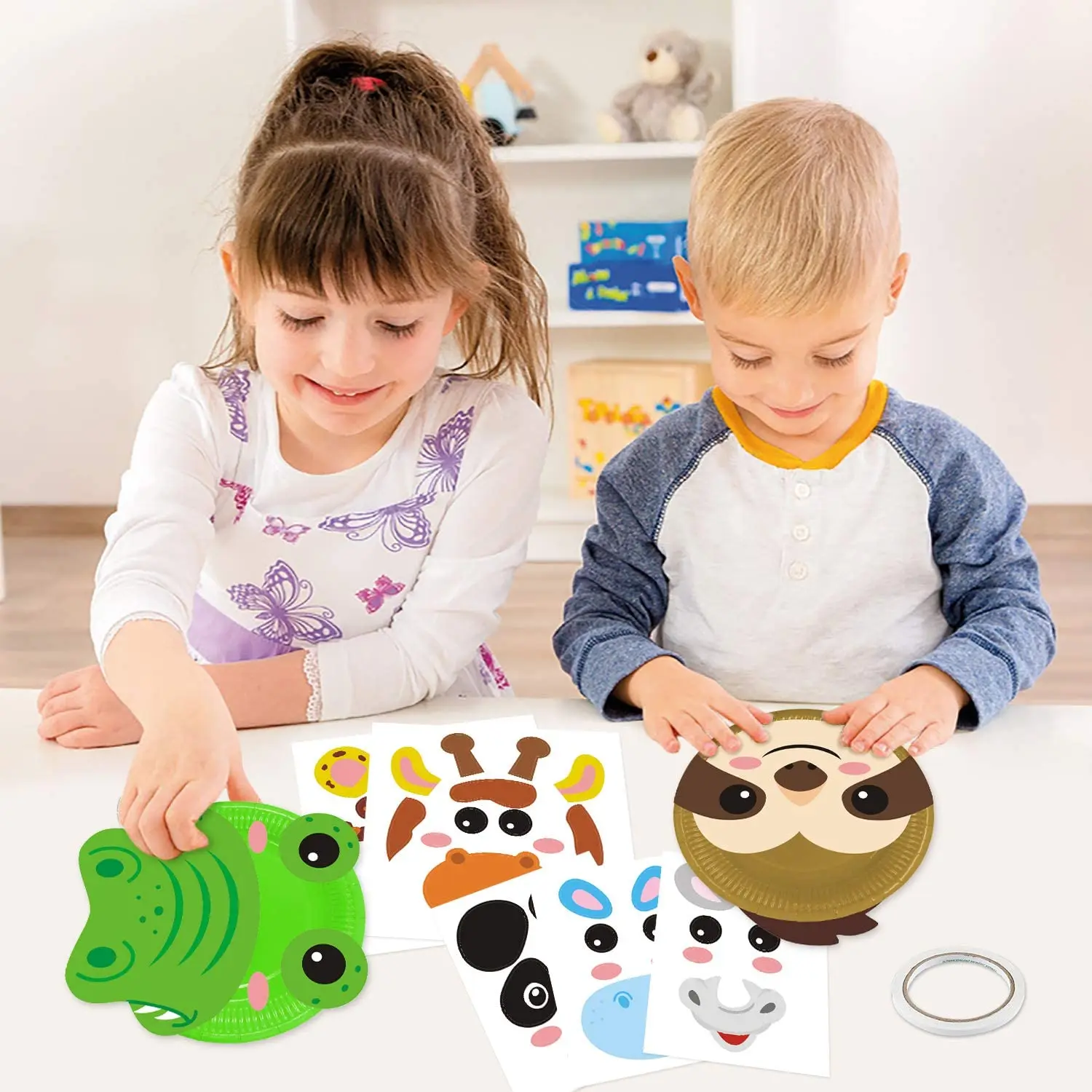 DIY Animal Art Supplies for Preschool Art Activities Toddler Craft