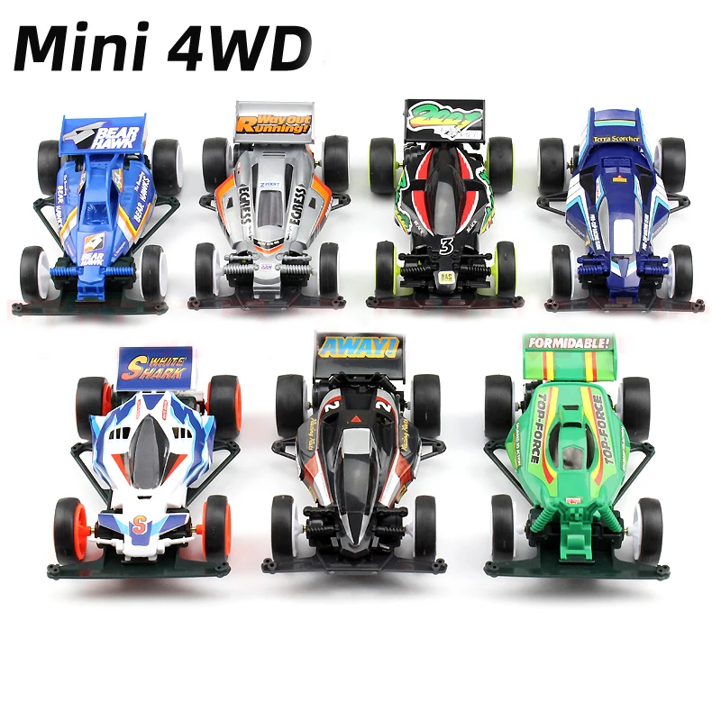 1 коробка масштаб 1/32 RUIZE мини 4WD модель автомобиля большой колесный гоночный