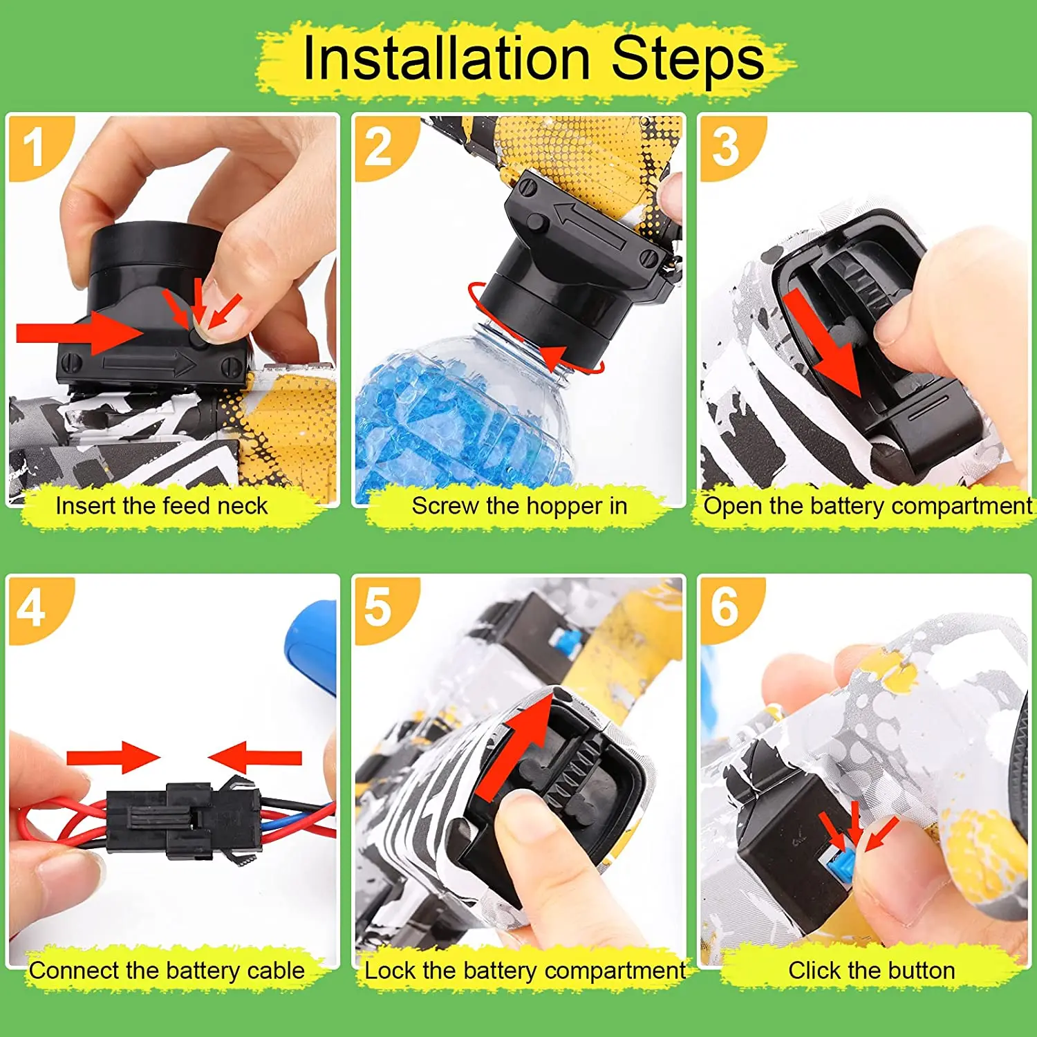 Automatic Gel Blaster Gun