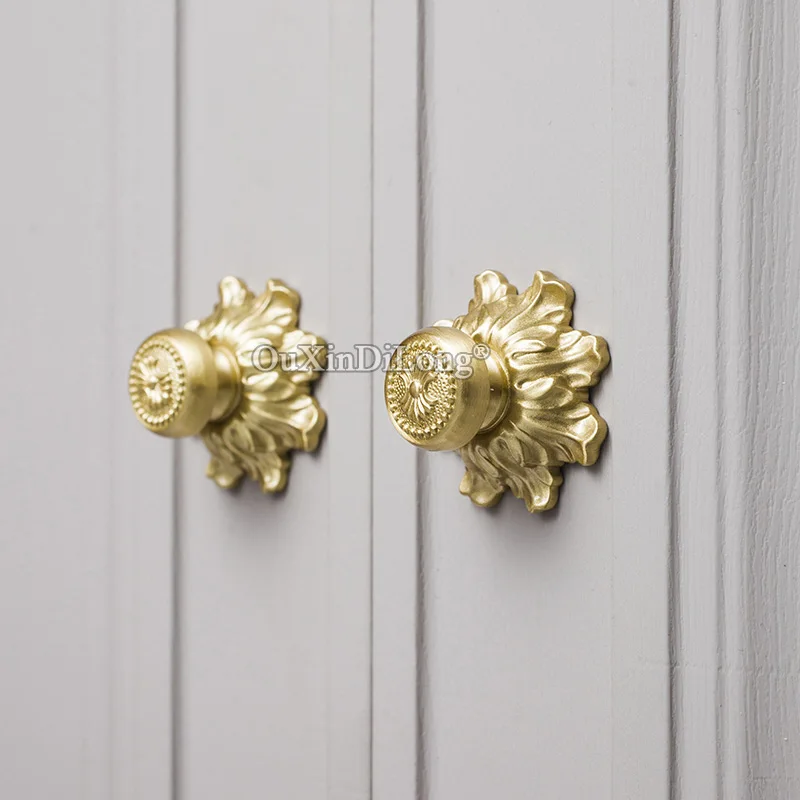 

Luxury Beauty 10PCS Pure Brass Cabinet Handles Drawer Pulls Cupboard Wardrobe TV Wine Cabinet Pulls Handles and Knobs