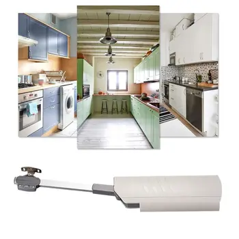 

Hydraulic Gas Brace Strut Stainless Steel Adjustable Bearing Lift Support Rod Shocks Lid Stay Device Sealed Bar for Door