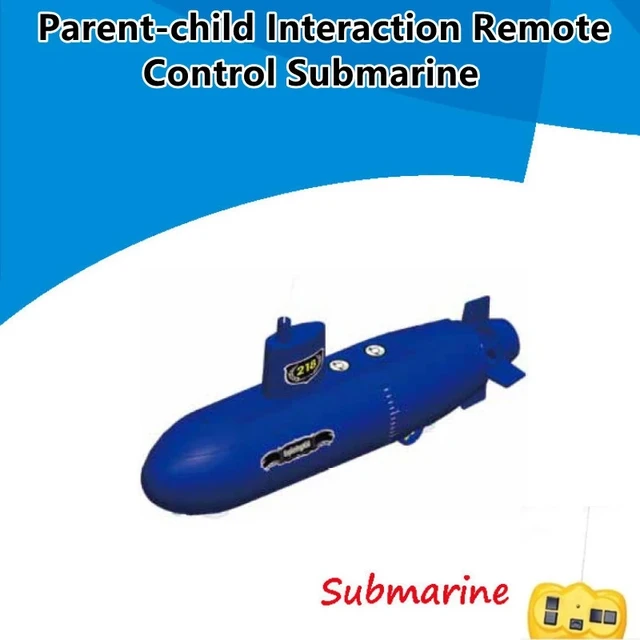 Interactive DIY Assembly Electric RC Submarine Toy 30.5CM STEM Science Education Remote Control Submarine Boat water Toy 2