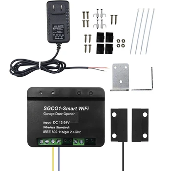 

Newest Release Garage Door Opener Receiver Wifi Smart Receiver with Sensor Use for Swing Sliding Gate Opener Car US Plug