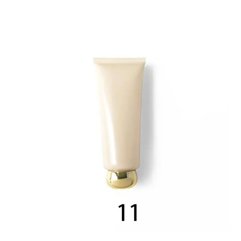 Gorgeous Beige Cosmetic Storage Bottle Portable Empty Makeup Tools Packaging Container Acrylic Cap Soft Tubes 100ml 50pcs/lot - Цвет: 11