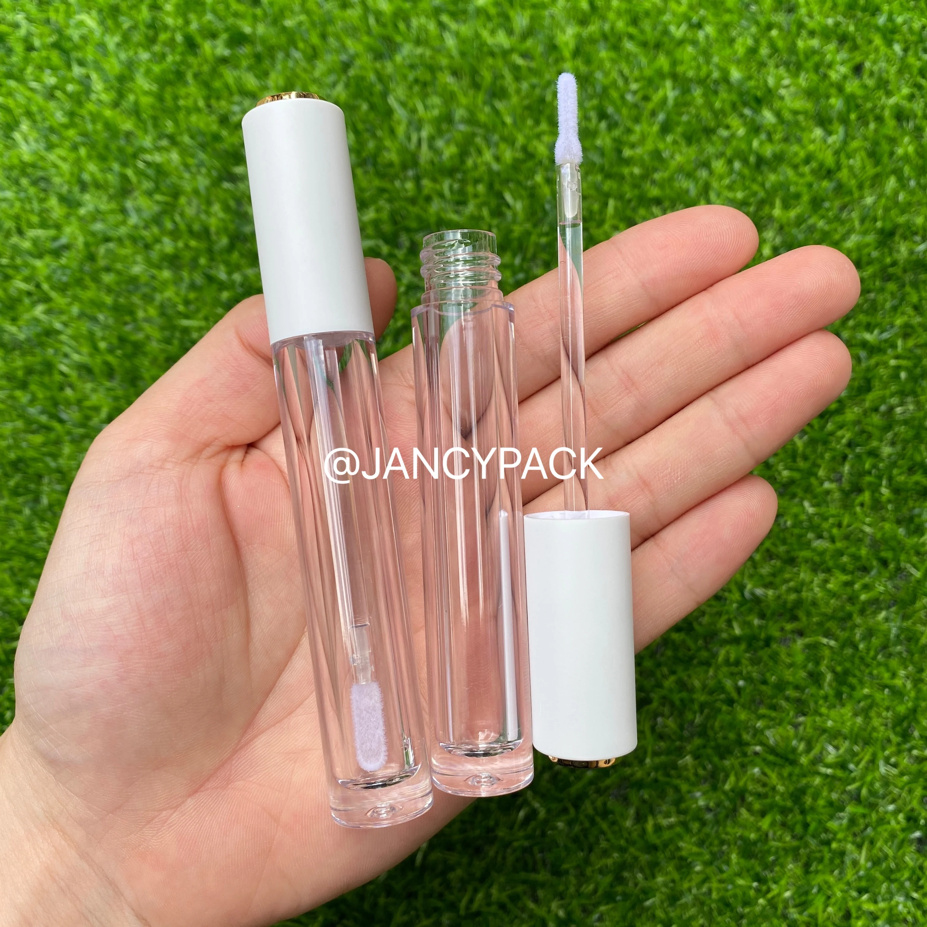 5ml Empty Lip Gloss Tubes Clear Lip Glaze Lip Oil Refillable Lip Gloss Tubes Wand Makeup Lip Balm Cosmetic Container