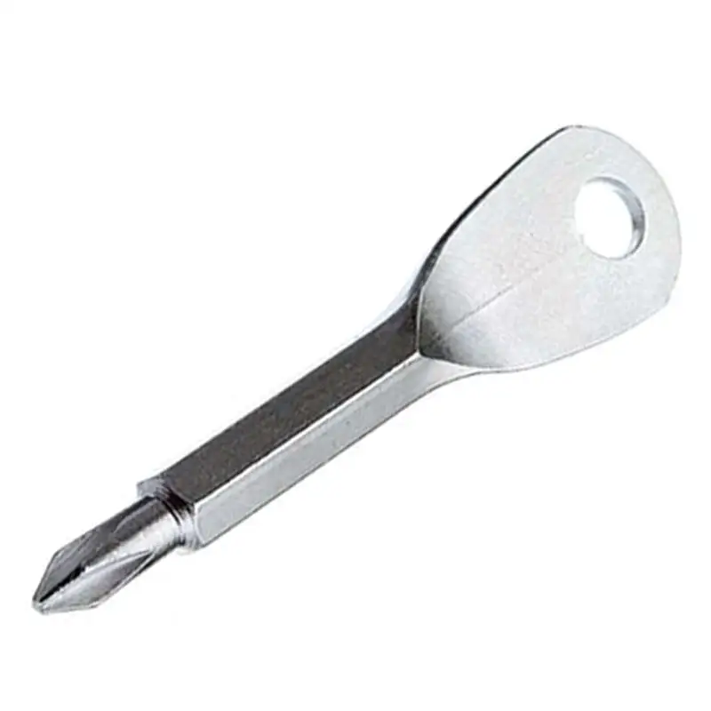 WINOMO 1 шт. многофункциональная отвертка форма ключа Мини крестообразная d отвертка практичный инструмент для наружного туризма кемпинга