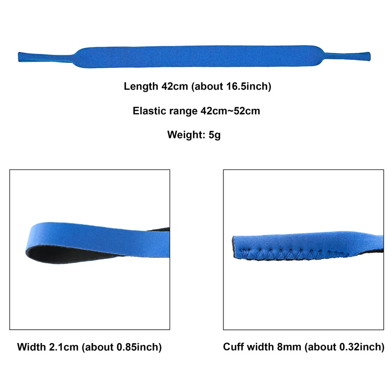 Glasses Straps Retainer Premium Soft Neoprene Anti Slip Stretchy Neck Cord For Men Women
