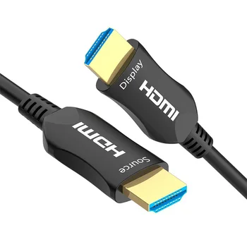 

Fiber HDMI Cable 4K 50Ft 60Hz, Fiber Optic HDMI Cable 2.0B HDR, ARC, HDCP2.2, 3D, High Speed 18Gbps HDMI Fiber Optic Cable
