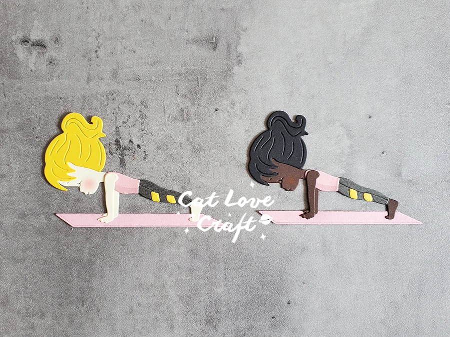 Catlove 판자 스포츠 운동 금속 절단 다이 스크랩북 스텐실 다이 컷 카드 만들기 DIY 공예 엠보싱 2020 년 새로운 다이