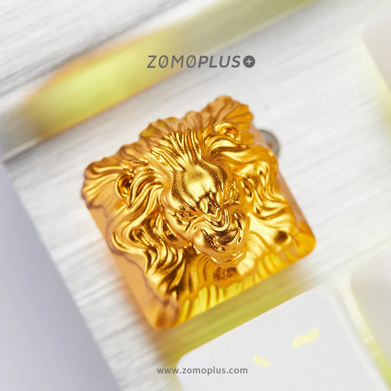 Zomo-teclado Mecânico sem Fio Taça de Alumínio 3d Lion King Espaço para Teclado - Imagem 4