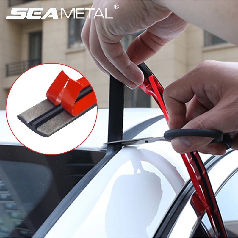 

Car Rubber Strip Edge Sealing Strips Noise Insulation Sealant Auto Roof Windshield Sealant Protector Car Window Sealing Strips