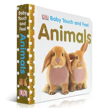 

Baby Touch And Feel Animals Board Book English Picture Story Books To Help Your Child Grow As A Reader Picture Book Suitable 0-3