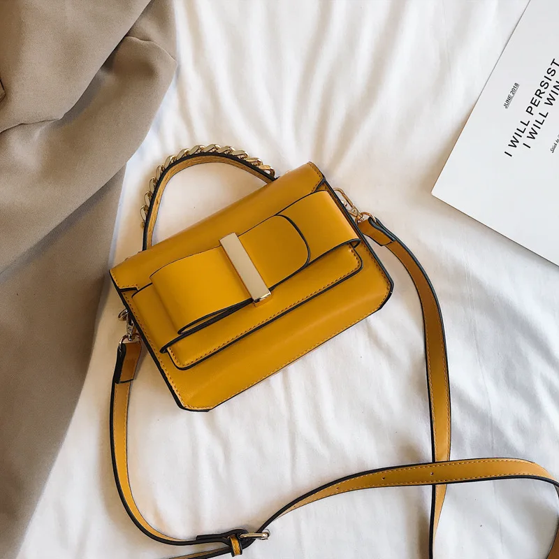

Bags Bag Women's 2019 New Style Fashion Small Square Bag Women's Hand Chain Shoulder Oblique Square Bag