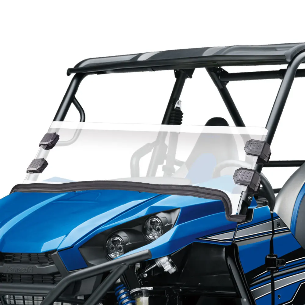 KEMIMOTO половина ветрового стекла для Kawasaki Teryx 800 Teryx 4 800-750 Teryx 4 2012 2013 устойчивый к царапинам