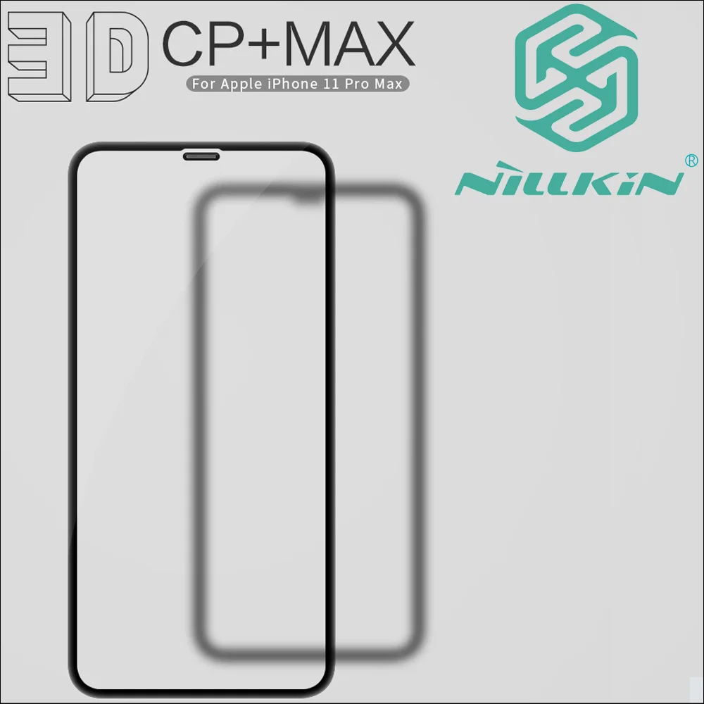 

Nillkin 3D CP+ Max Tempered Glass For iPhone 11 Pro Max Full Screen Cover Curved Protective oleophobic