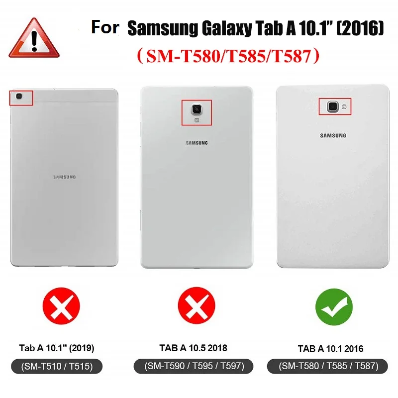 Деловой флип чехол для Samsung Galaxy Tab A 10 1 2016 T580 T585 T580N T585N умный держатель с подставкой