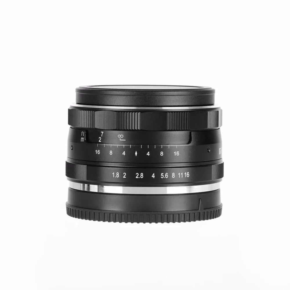 Meike 25 мм f1.8 ручная фокусировка широкоугольный объектив для sony A6000 A6300 A6500 A7 A7II для sony E mount беззеркальных камер