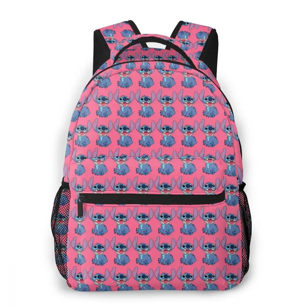 

Cartoon Image Print Annie Lilo & Stitch Stitch Has A Glitch lovely alien baby Stitch Casual Backpack