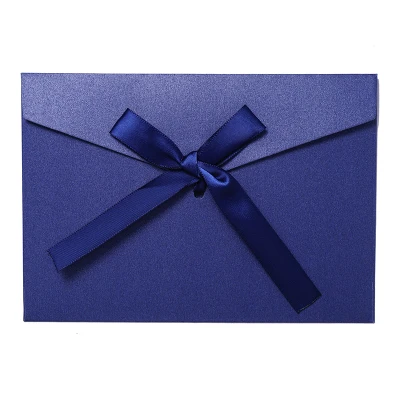 50 шт./компл. высокого качества лента Бумага B6& DL размер конверты жемчужная бумага DIY свадебные бизнес приглашения конверты/Подарочный конверт - Цвет: lake blue S
