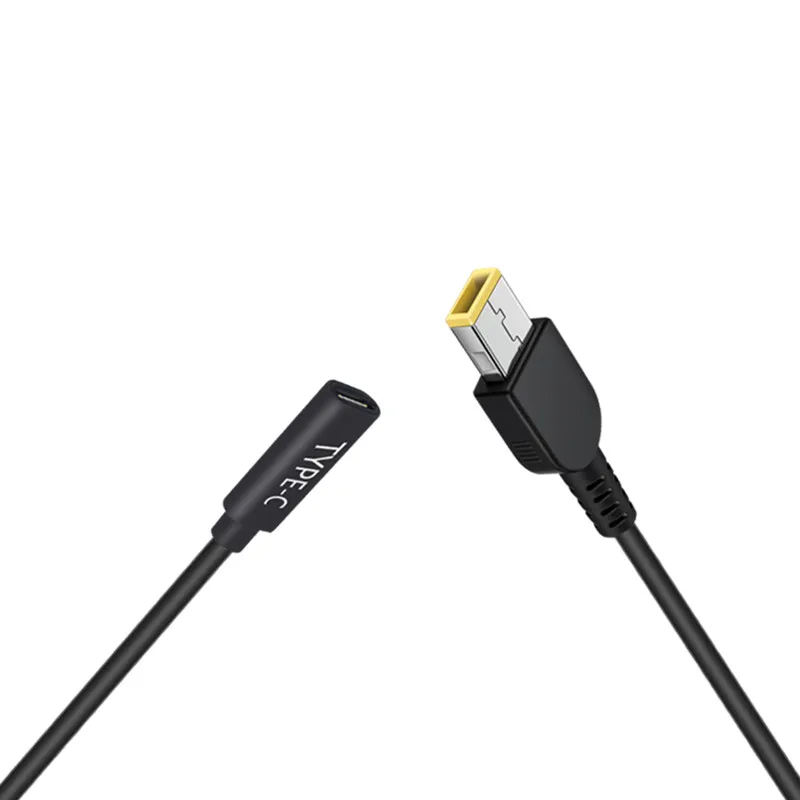 Type-C поворот большой квадратный рот с Pin PD Trick Быстрая зарядка линия lenovo ноутбук зарядка линия преобразования