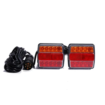 

NEW-16+10LED Double Color Truck with net Tail Light Kit (Red and Yellow Lampshade)