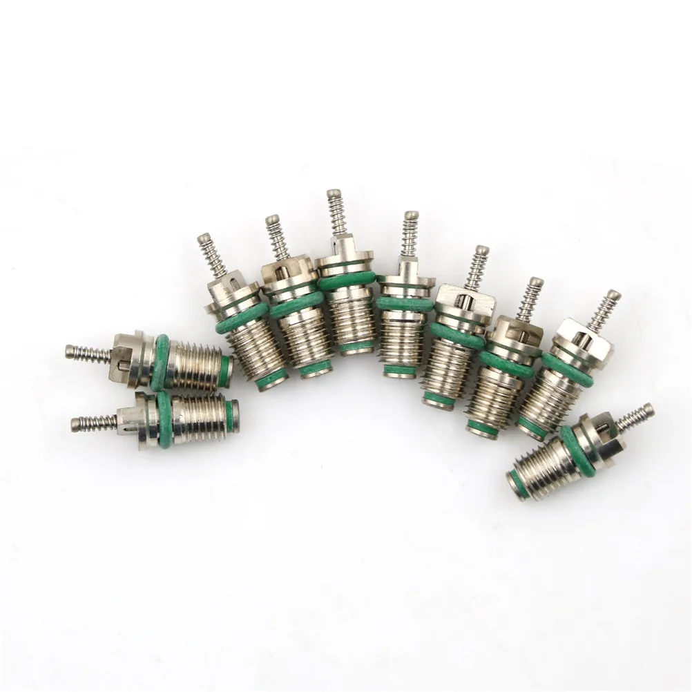 10Pcs/lot 134A Refrigerant Heat Resistant Car AC R134A Valve Core Needles Assortment