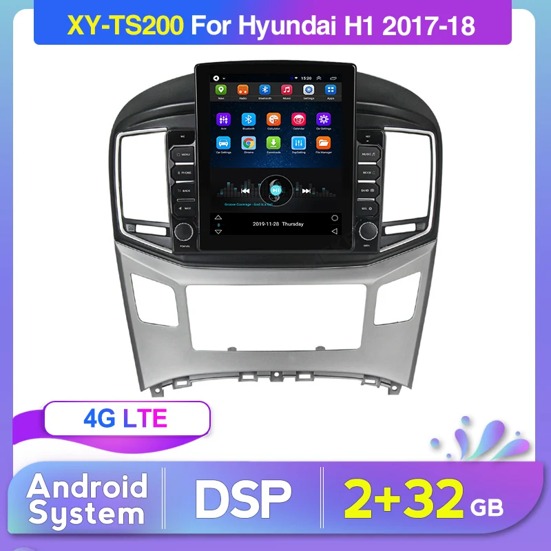 Автомагнитола 9 7 дюйма мультимедийное стерео-устройство для Hyundai H1 2 2017 2018 4G LTE GPS