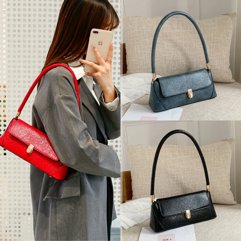 

Retro stick bag women's bag popular new fashion Korean version versatile one shoulder small bag fashion handbag underarm bag
