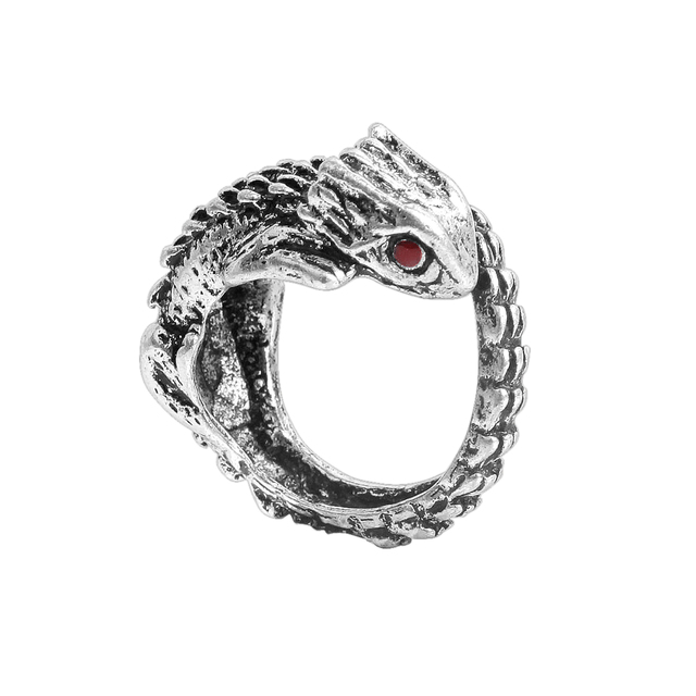 Punk Domineering Animal Dragon Designs Adjustable Rings For Men Teen Boys Retro Cool Fashion Party Jewelry Gift For Men