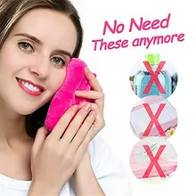 Многоразовый ластик для макияжа, полотенца для удаления макияжа, чистящее полотенце, ткань из волокна, легкая, практичная, гладкая, мягкая, для макияжа женщин