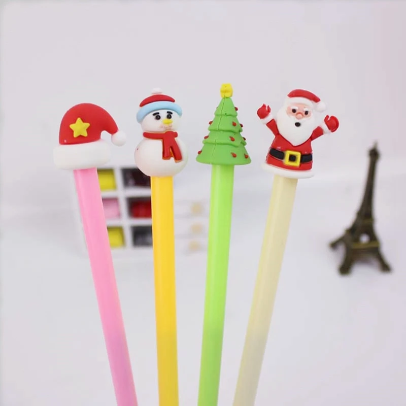

Christmas Pen Cute Kawaii Santa Claus Neutral Pen Gel Pens Black Ink 0.38mm For Kids Christmas Gifts Stationery Gifts