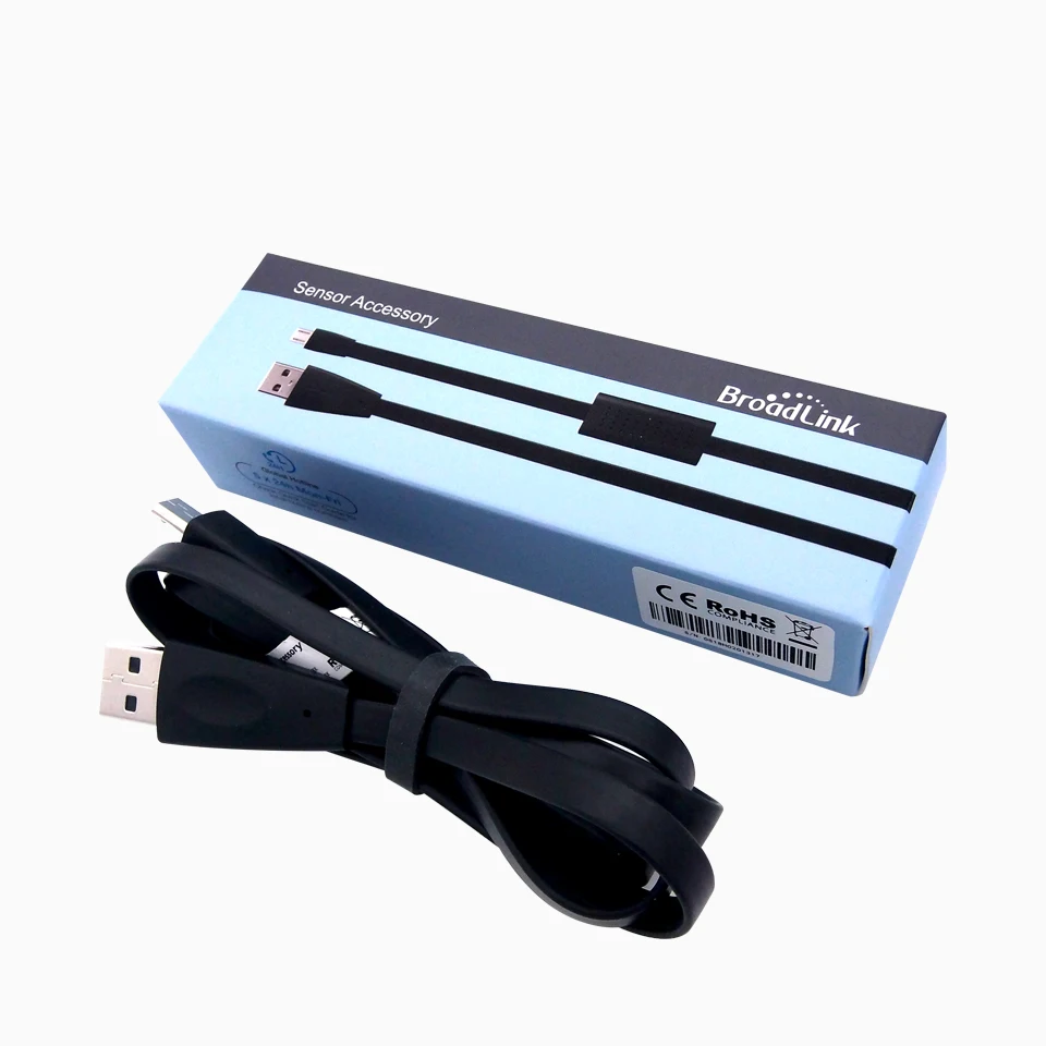 Broadlink HTS2 Usb-Poort Tempetature Vochtigheid Sensor Detector Met RM4 Pro Slimme Afstandsbediening smart temperature sensor