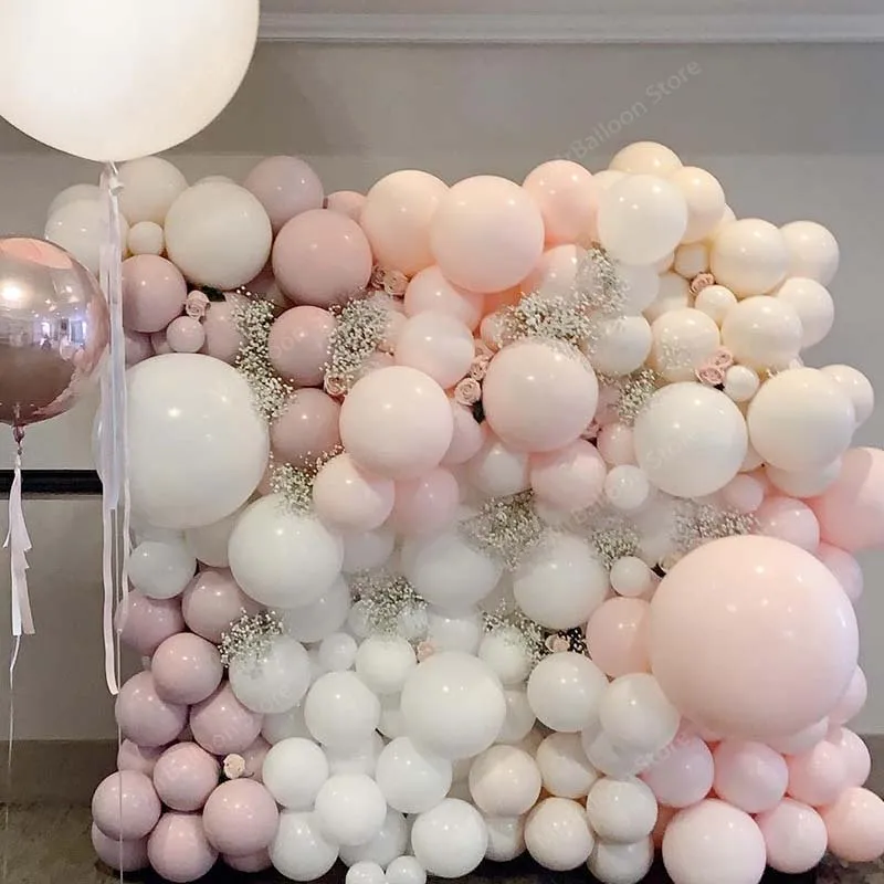 10 18 36 inch Big Pastel Balloons Baby Shower Decoration Macaroon Ballons Blanc Wedding Birthday Globos Latex Air Balloon S6XZ | Дом и сад
