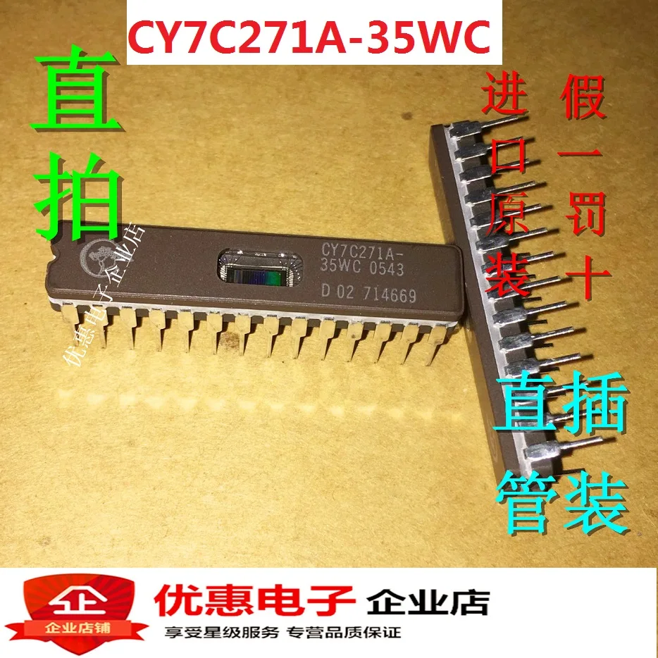 

10PCS/LOT CY7C271A-35WC CY7C271-35WC CDIP-28 new original