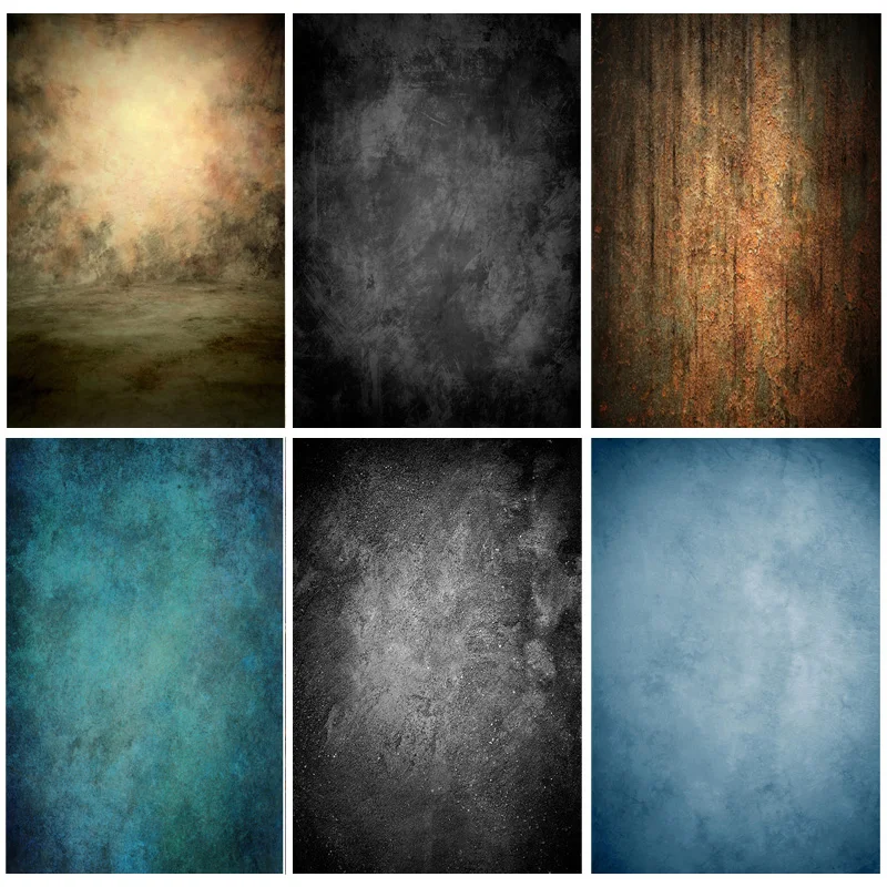 

SHENGYONGBAO Art Fabric Vintage Hand Painted Photography Backdrops Props Texture Grunge Portrait Photo Background LCJDX-76