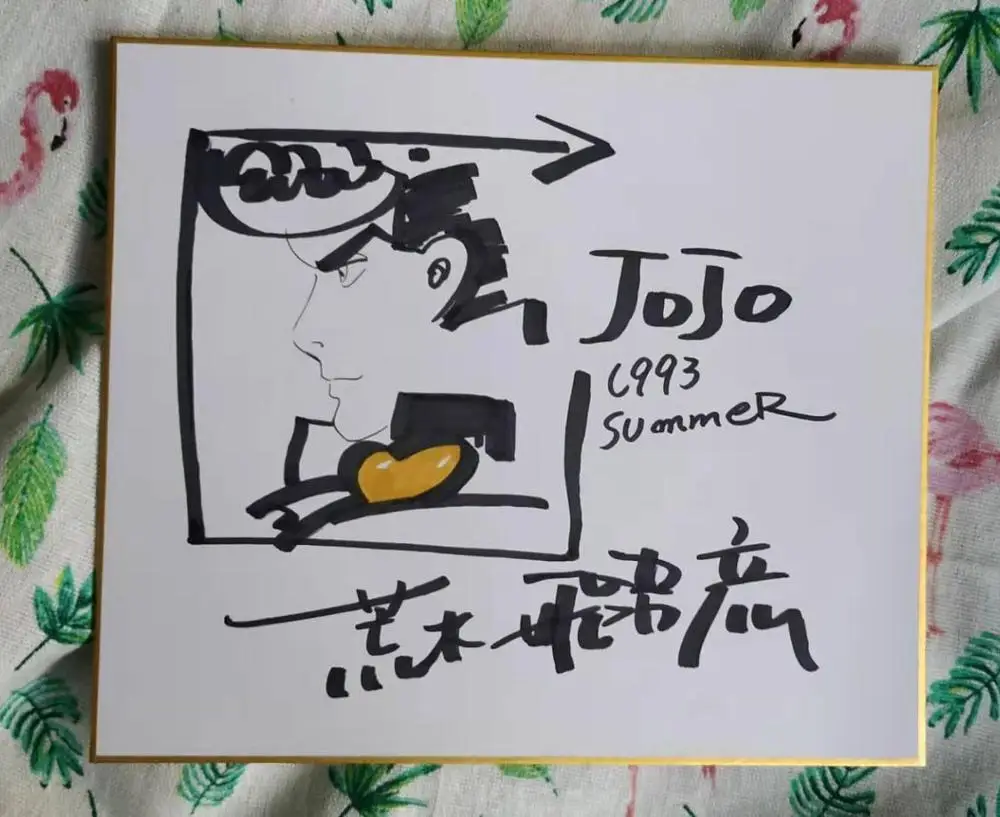 Ручная роспись ARAKI HIROHIKO с автографом Shikishi Card Art Board limited 18*21 см 102019D