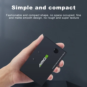 

Computer Scanner USB HDMI Ultra HD Stable For Mouse Keyboard Dual Port Professional 4K 1080P Plug And Play KVM Switcher Sharing