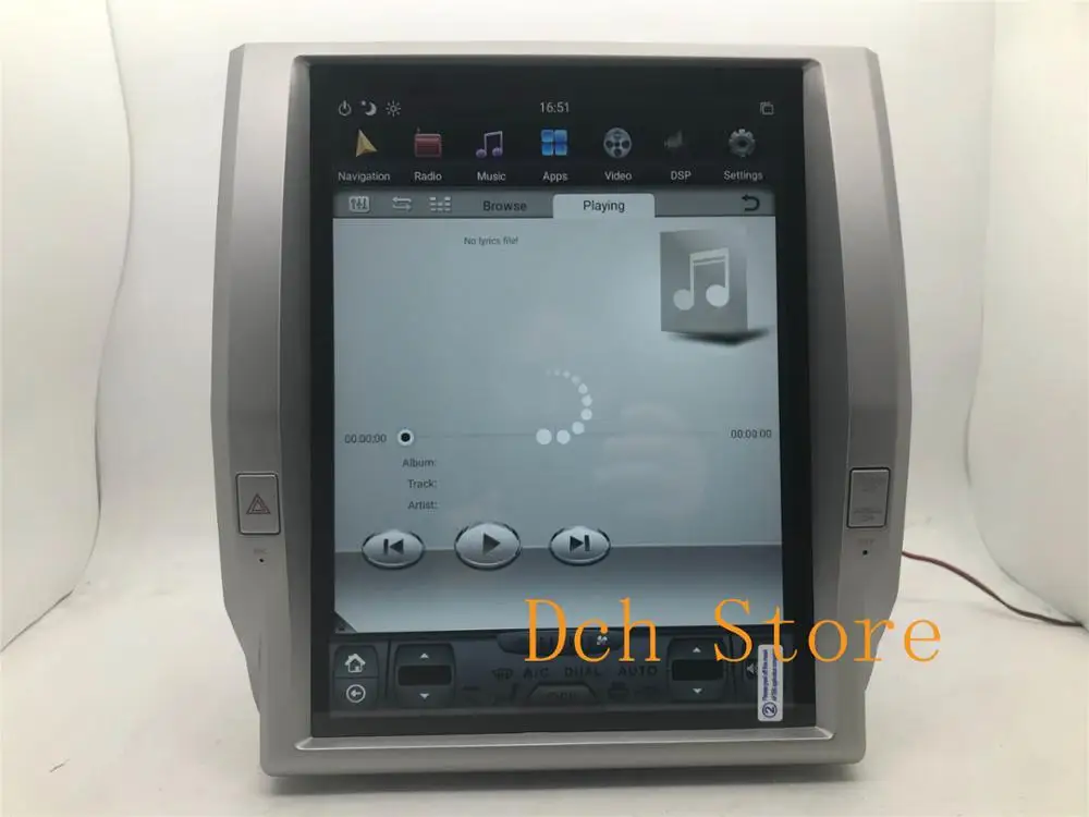 12 1 дюймов вертикальный tesla стиль Android 9 0 автомобильный dvd плеер GPS для toyota tundra 2011 2017