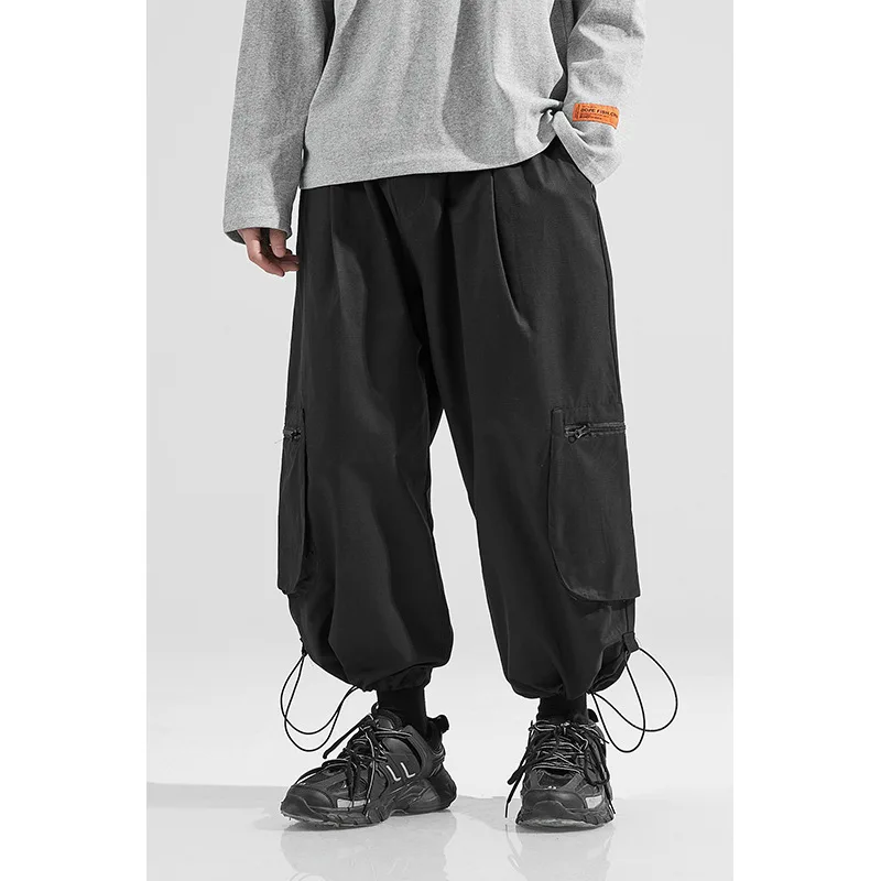 

Wu Airlines 2020 Popular Brand Bib Overall Men's Spring Trend Handsome National Trends Casual Pants Versatile Function-Style Ank
