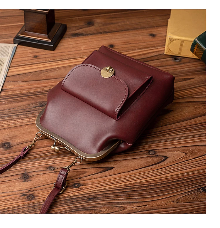 kiss lock shell bag bags pu leather women shoulder crossbody women's handbags (19)