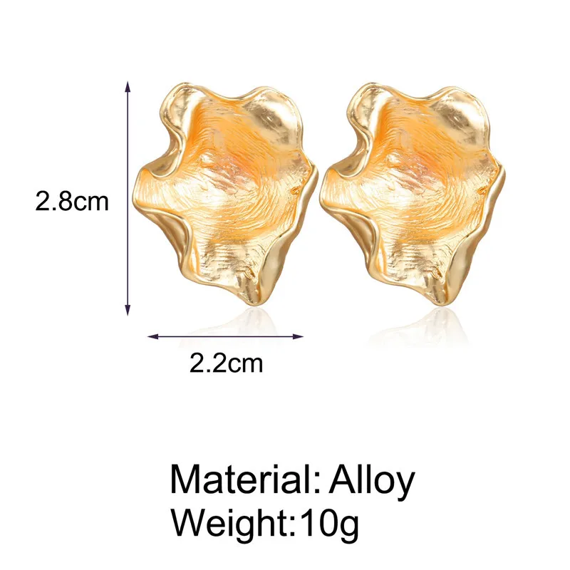 17 км винтажные Золотые круглые серьги-гвоздики в виде цветка, темпераментные геометрические круглые серьги для женщин, свадебные ювелирные изделия, новинка