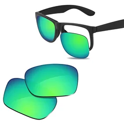 Glintbay Performance Polarized Replacement Lenses for Sunglasses - Various Colors (Emerald Green Mirror)