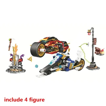 

Ninjagoed Legacy Blade Cycle Snowmobile Building Blocks Kit Bricks Classic Movie Ninja Model Kids Toys For Children Gift