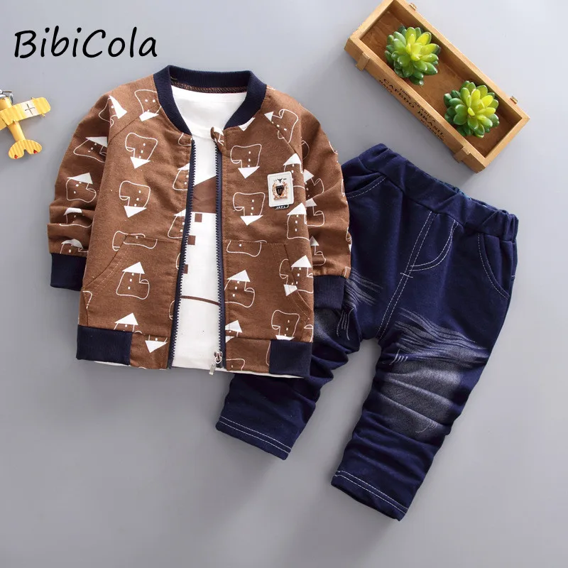 Спортивный костюм BibiCola для мальчиков на весну-осень |