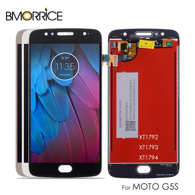 5 2 ''ЖК-дисплей для Motorola Moto G5S XT1793 XT1794 XT1792 сенсорный экран дигитайзер монитор