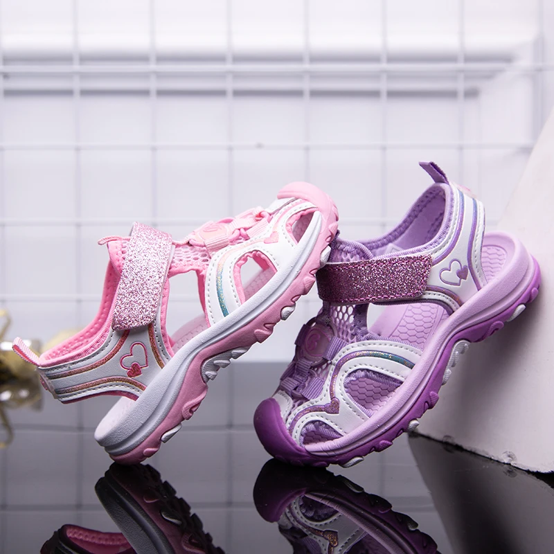 Beach Shoes Children Sandals Girl's Summer Closed-toe Sports for Big KIDS