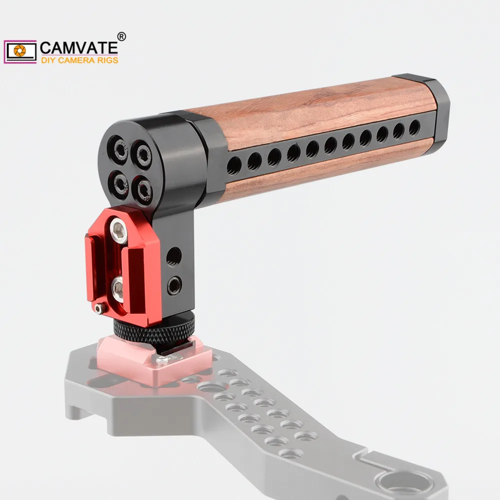 CAMVATE Камера Quick Release сверху сыр рукоятки с башмак и 1/4 '' 20 резьбовыми