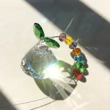 Хрустальная подвеска с восьмиугольными призмами, 1 шт., Подвесная лампа для Ловца солнечных лучей, супер красивая лампа для ловли солнечных лучей, домашний и садовый орнамент, домашний декор