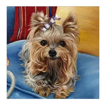

Dog Diy 5D Diamond Painting Embroidery Cross Stitch Handcrafts Kit Home Decor