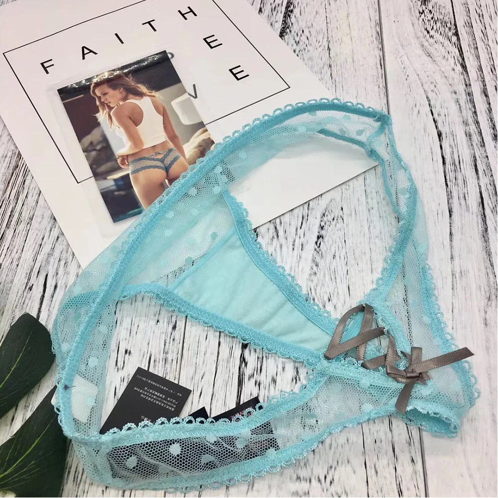 New Transparent Lace Yoga Shorts Women Cross Bandage Sexy Low-Waisted Womens Seamless Panties Underwear Intimates M L